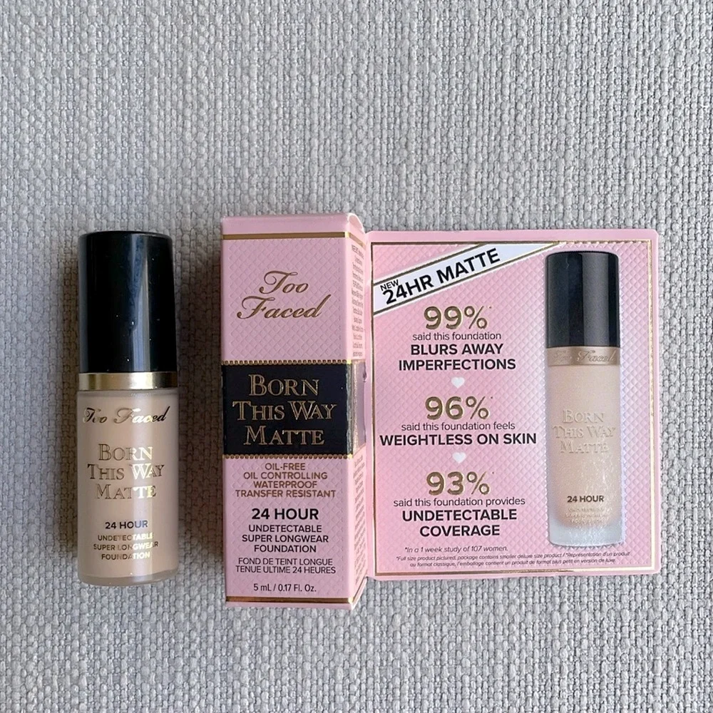 Too faced born this way matte foundation mini - Snow